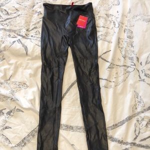 Spanx Faux Leather Leggings XS